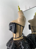 Women Sexy Shiny Diamonds Top Skirt Two Piece Sets Nightclub Party Stage Outfit Performance Danve Singer Costume Show Wear