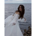 Customized Detachable Sleeves Ball Gown Prom Dress Tiered Ruffle Lace Embroidery vestidos de noche Evening Dresses 2026