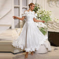 2026 Solid Elegant Spliced Ruffles Dresses For Women Off Shoulder Sling High Waist Long Dress Female Clothing Fashion