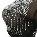 Women's 2 Piece Outfits Rhinestone Fringe Crop Cami Top and Bodycon Skirt Set Sexy Women's Nightclub Dress Party Dresses