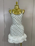 Women Luxury Diamonds Sleeveless Bodycon Bandage Mini Dress High Street Celebrate Evening Prom Club Elegant Birthday Party Dress
