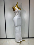 Women Sexy Sleeveless Maxi Long Bandange Dresses Elegant Evening Party Luxury Birthday Dress For Woman 2026 Nightclub Prom Dress