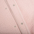 Pink Short Fur Jacket Coat For Women Autumn Winter Casual Stand Collar Pocket Loose Fashion Long Sleeve Jacket Top Female