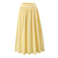Solid Two Piece Set Dor Women Square Neck Sleeveless Top High Waist Loose Skirts Sets Female Fashion