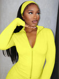 Casual Sporty 2 Piece Set Women Tracksuit Basic Stretch Zip Jacket+Stretch Flare Pants Matching Fitness Street Outfit