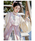Ming Dynasty Autumn Winter Hanfu Chinese Dress Women's Clothing Horse Face Skirt Set Original Hanfu Cosplay Party Princess