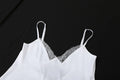 Lace Deep V-neck Backless Sexy Slip Dress For Women Fashion Clubs Party Spaghetti Strap Dress Solid Color Female