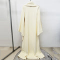 Evening Dresses Long Sleeves Slim Maxi 2026 Women Dinner Party Gowns With Ribbon Shawl Pearls Elegant Wedding Robes Lady