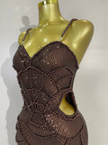 Elegance Pearl Beading Sequins Sleeveless Sexy Strap Bodycon Long Dress Women Celebrate Evening Party Birthday Outfit Vestido