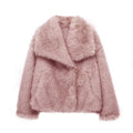 Solid Temperament Jackets For Women Lapel Long Sleeve Patchwork Buttons Designer Coats Female Fashion Style Clothes