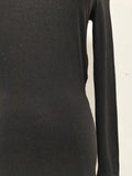 Black Turtleneck Backless Maxi Dresses Female Long Sleeve Slimming Minimalist High End Style for Luxury Cocktails