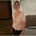 Sexy V-neck Lace Patchwork Solid Top Women Short Sleeve Single Breasted Lace Up Loose Tops Female Spring Chic Casual Streetwear