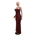 Women Sequins Long Dresses Spaghetti Strap Sexy Celebrity Party Maxi Evening Dress Birthday Luxury Vestidos