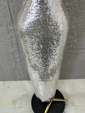 Classic Gold Sequin Mermaid Dress Rhinestone Chain Shoulder Straps Sweetheart Neck Formal Evening Gala Photoshoot Cocktail Party