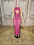 2026 Classic Red White Temperament Dress Birthday Party Light Luxury Model Catwalk Performance Dress Robe Femme Chic Et Élégante