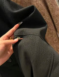 Original for Autumn/winter Women's Collection, A Detachable Wool-neck Jacket with A Fleece Leather Effect Can Be Worn