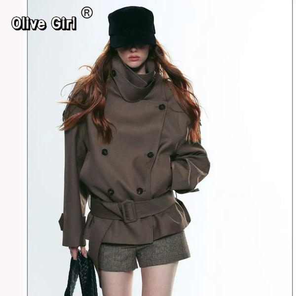 Olive Girl Red Flowing Sleeve Embroidered Jacket 2026 Fairycore Photoshoot Everyday Wear S-XL XS-3XL Plus Size Flowing Sleeve Dramatic Silhouette Romantic Garden Party Editorial Not Costume Embroidered Jacket Chinese Jacket Chinese Heritage Fashion Women