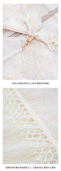Chinese Traditional Dress Slim Tassel Splicing Jacquard Waist Cinched Cheongsam Qipao Summer Fairy Beautiful Women's Clothing