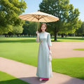 Olive Girl Green Flowing Sleeve Qipao for Ren Faire 2026 Garden Wedding Fairycore Photoshoot Everyday Wear M-XXXL XS-3XL Plus Size Flowing Sleeve Romantic Garden Party Editorial Not Costume Qipao Cheongsam Chinese Dress Chinese Heritage Fashion Women