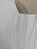 Solid Loose Temperament Dresses for Women Strapless Sleeveless Patchwork Folds Elegant Dress Female Clothing New