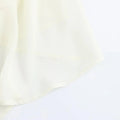Solid Loose Spliced Single Breasted Dresses for Women Lapel Long Sleeves Patchwork Folds Elegant Dress Female New