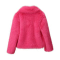 Chic Ins Blogger Brand Fashion Fake Fox Fur Jacket Coat Women 2026 Winter Luxury Design Big Collar Fur Coats Cool Girls Overcoat