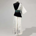 Original Nuo National Style Chinese Style Genderless Hanfu Han Elements Womens Fashion Tops Pants Suit