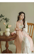 3D Hanfu Traditional Chinese Dress Women's Clothes Pink Cloud Embroidery Cosplay Fairy Clothing Ancient Chinese Costume