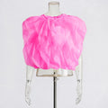 Solid Patchwork Folds Shirts For Women Round Neck Lantern Sleeve Spliced Lace Up Loose Pullover Blouse Female Style