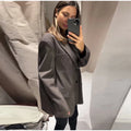 Elegant Blazer Jacket Pant Set Women Slim Fit Solid Lapel Double Breasted Coat Wide Leg Pant 2026 Spring Lady Commute Outfit New