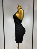 Women Sexy V Neck Backless Mini Bodycon Bandage Dress 2026 Elegant Evening Nightclub Evening Party Cocktail Prom Dress