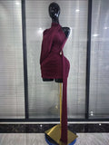 Winered Pink Women Sexy Draped Bodycon Mini Dress High Stretch Celebrate Nightclub Party Cocktail Fashion Homecoming Outfit