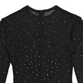 Luxury Glitter Rhinestones Mesh See Through Prom Gown Women Sexy Long Sleeve Tight Birthday Party Back Split Long Dress