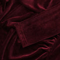 Padded Velvet High Slit Off Shoulder Evening Party Long Dress Women Long Sleeve Bodycon Vestidos Lady Ruched Clothing