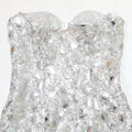 New Luxury Sequin Rhinestone Dress Sexy Off Shoulder Bodycon Mini Dresses Women Birthday Party Club Evening Clothing