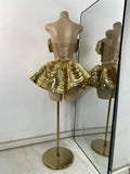 Women Sexy Shiny Diamonds Top Skirt Two Piece Sets Nightclub Party Stage Outfit Performance Danve Singer Costume Show Wear