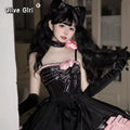 Olivegirl Lolita Dress High-end Banquet Birthday Party Costume Girl Women's Sweet Ballet Style Lolita Dress Flower Princess