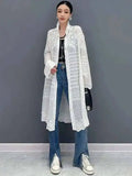 SHENGPALAE 2026 Summer New Long Sleeve Blouse Sunscreen Overcoat Trendy Outdated Casual Fashion Loose Women's Long Shirt 5C1327