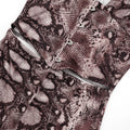 Snake Print Romper Hollow Out Jumpsuit Woman Playsuit Birthday One Piece Corset Combinaison Short Femme Night Club Outfits