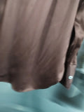 Brown Spliced Folds Two Piece Set Female Lapel Long Sleeve Shirt Vintage Commute Women's Trousers Sets Fashion New