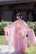 Olive Girl Red Embroidered Hanfu Dress for Ren Faire 2026 Garden Wedding Fairycore Photoshoot S-XL XS-3XL Plus Size Embroidered Flowing Sleeve Dramatic Silhouette Romantic Editorial Not Costume Chinese Heritage Fashion Women