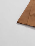 French Retro Vacation Dress for Women V Neck Lantern Sleeve Spliced Bead Square Scarf Tunic Temperament Long Dresses Female