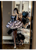 Olivegirl Sweet Lace Dress Lolita Purple Cute Girl Spring High-end Women Summer Birthday Party Elegant Princess Lolita Dresses