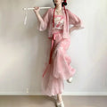 Olive Girl Pink Hanfu Dress 2026 S-L XS-3XL Plus Size Hanfu Chinese Dress Traditional Chinese Clothing Chinese Heritage Fashion Women