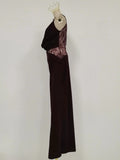 Solid Halter Spliced Lace Bodycon Long Dresses for Women Swing Collar High Waist Sexy Hot Girl Evening Gown Female