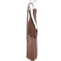 Solid Slimming Side Split Dress for Women Strapless Skeeveless High Waist Sexy Dresses Female Fashion New