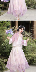 Olive Girl Purple Hanfu Dress Everyday Wear 2026 S-XL XS-3XL Plus Size Not Costume Hanfu Chinese Dress Traditional Chinese Clothing Chinese Heritage Fashion Women