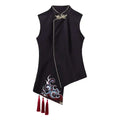 Original Nuo National Style Chinese Style Genderless Hanfu Han Elements Womens Fashion Tops Pants Suit