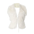 Sexy Furry Tank Tops Women Backless Sexy Midnight Cardigan Autumn Hipster Wild Basic Streetwear Halter Furs Y2K Tops