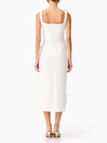 Slimming Patchwork Appliques Solid Dress for Women Square Collar Sleeveless High Waist Bodycon Sexy Evening Dresses Female